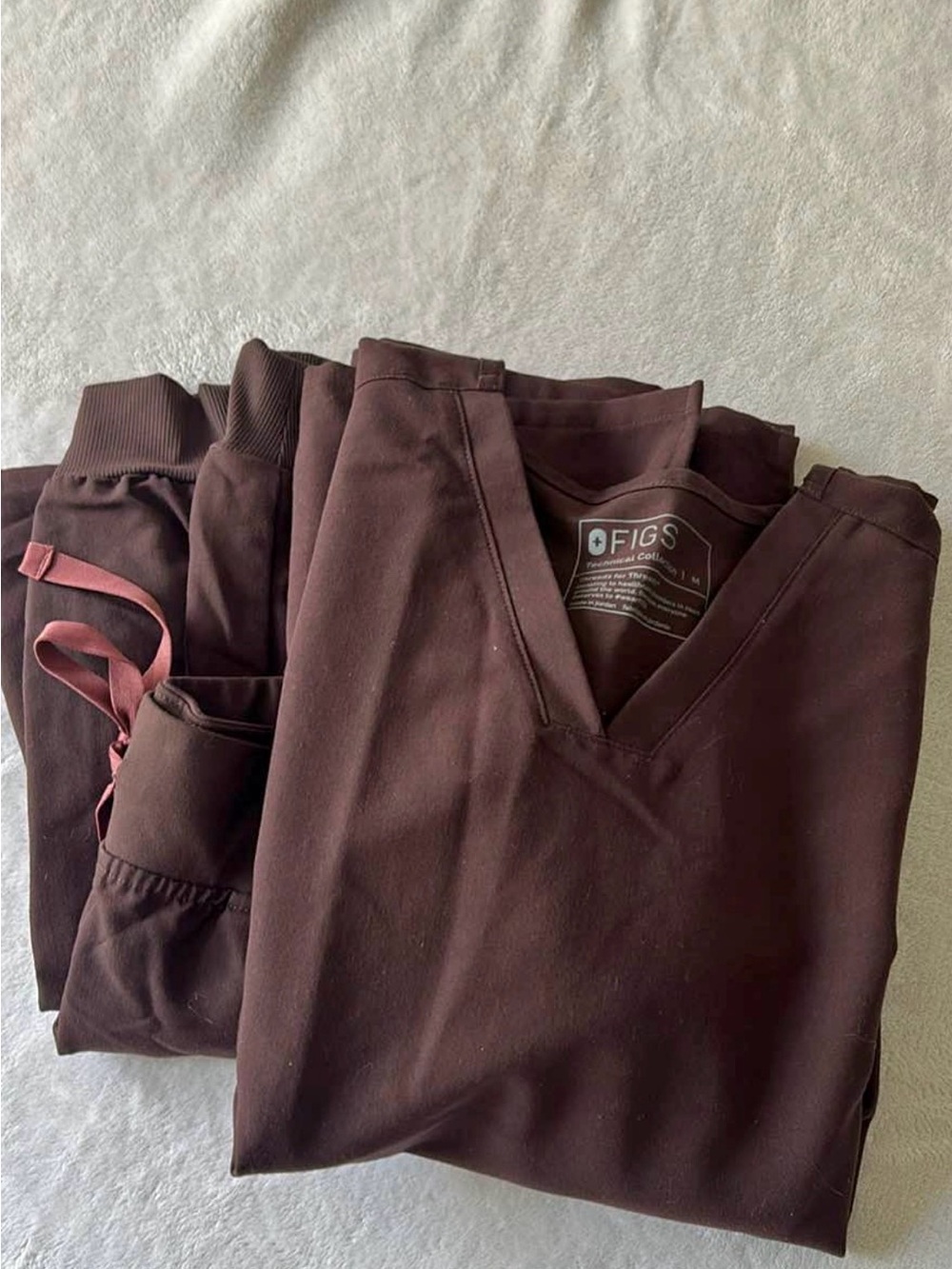 Figs Women's Espresso/dark brown Scrub Set - Picture 3 of 3